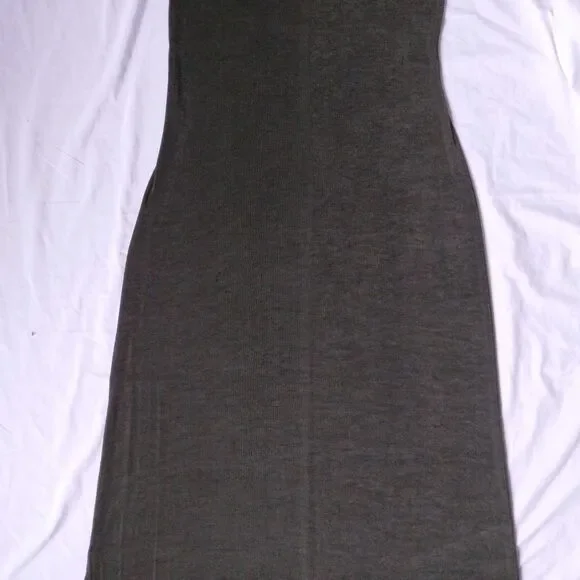 Vintage Coldwater Creek Acetate Blend Stretch Maxi Dress Green Womens Medium - Picture 7 of 13